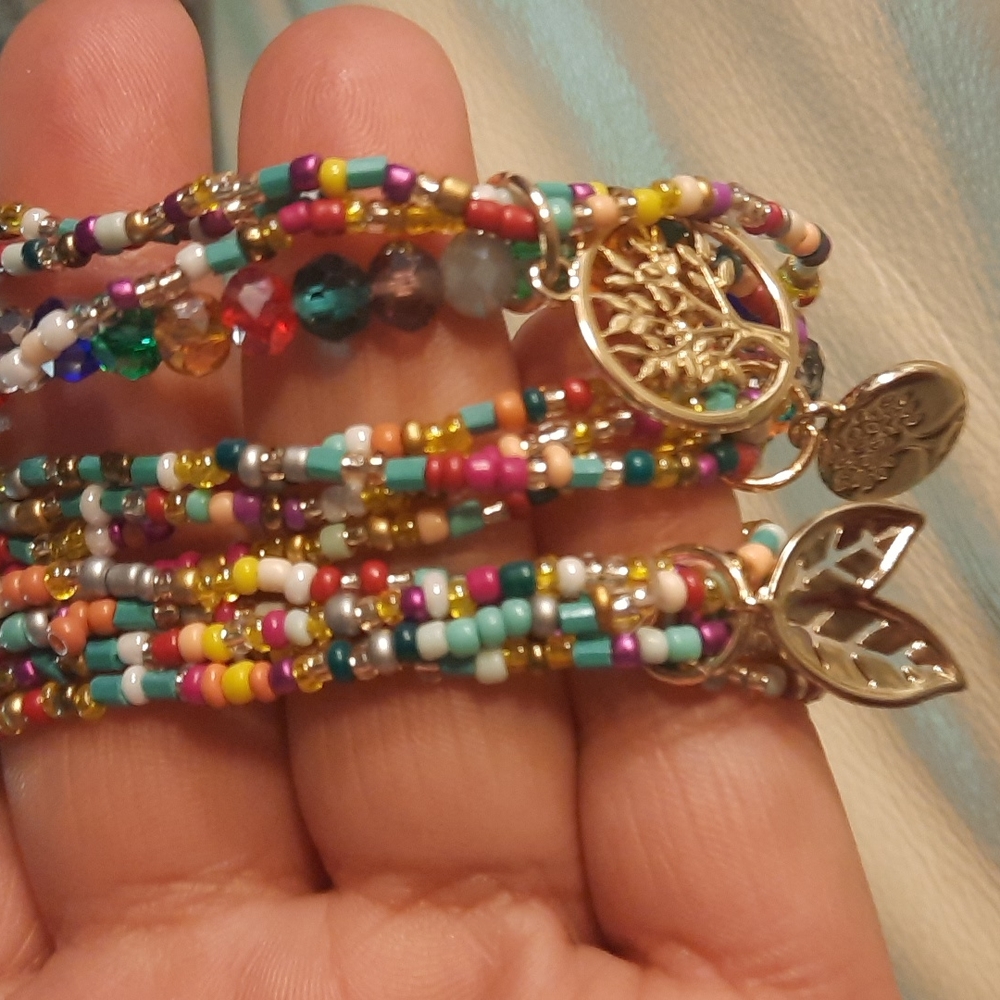 Gypsy Sun Hand Crafted Rainbow child tree lover Bracelet - Picture 8 of 9